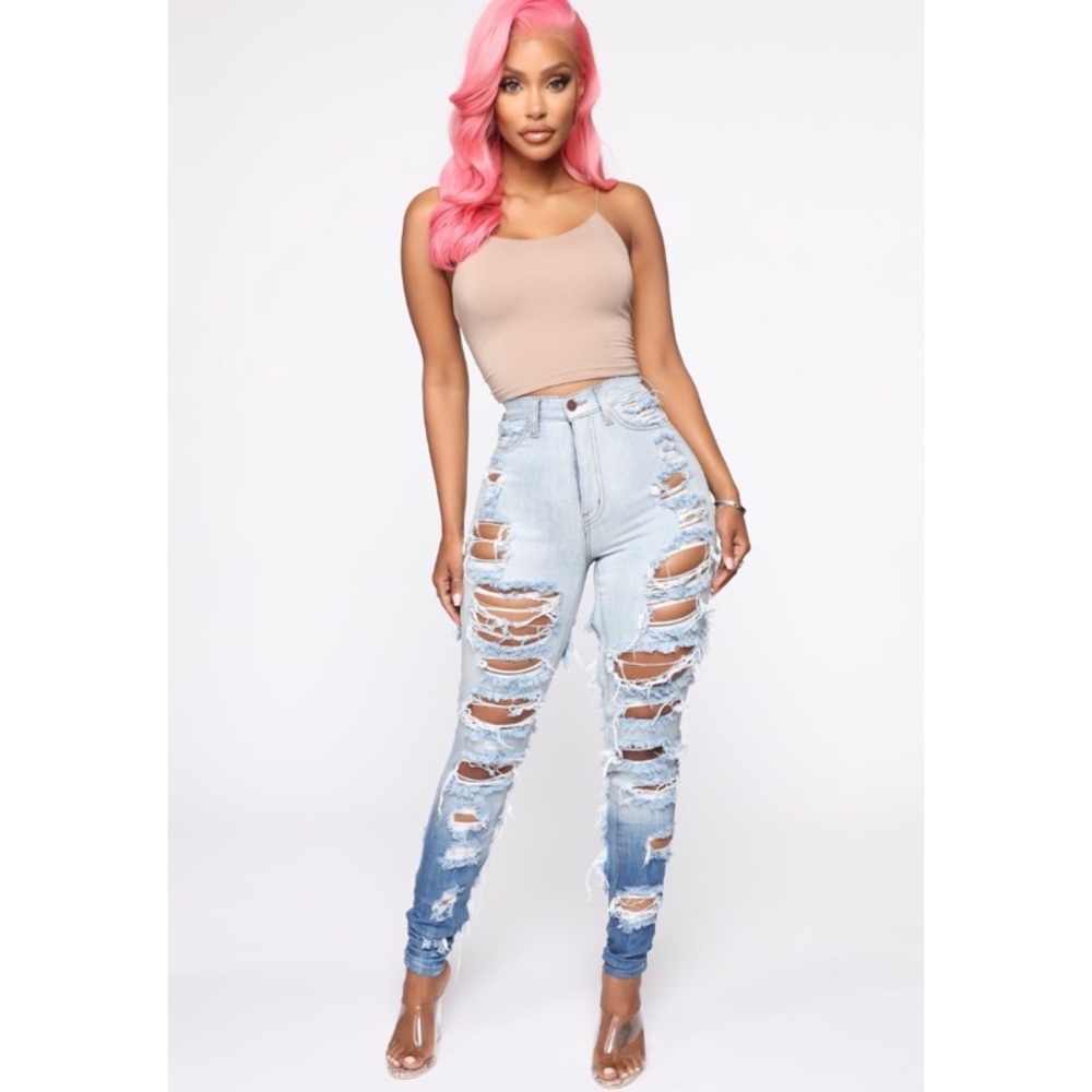 Cheap thrills high rise denim